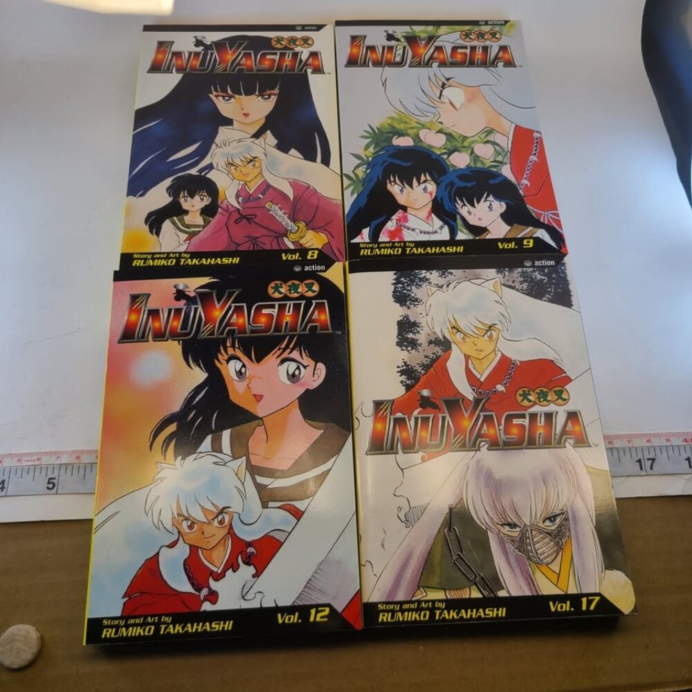 4 Inuyasha Books Rumiko Takahashi